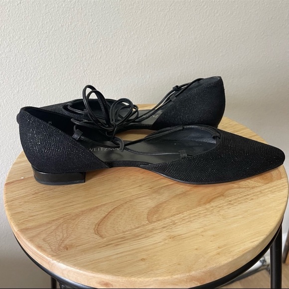 Stuart Weitzman Gilligan Lace-Up d'Orsay Flats - Picture 7 of 16